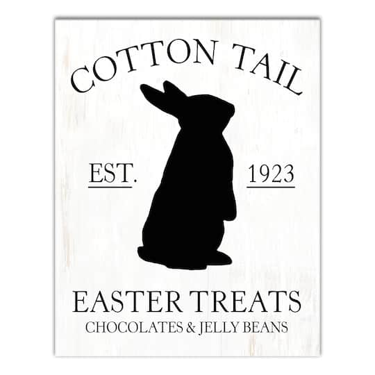 Cotton Tail Easter Treats Canvas Wall Art